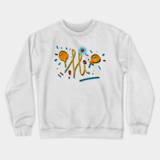 Hi Sunny Doodle fun design Crewneck Sweatshirt